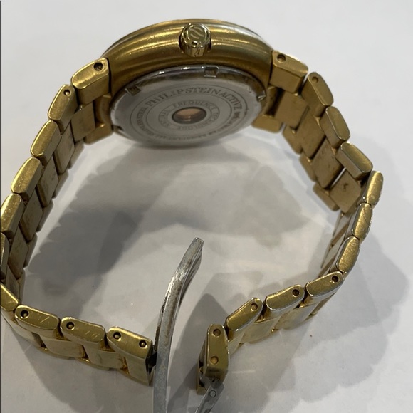 Philip Stein unisex 38 mm gold plated watch - Picture 5 of 6